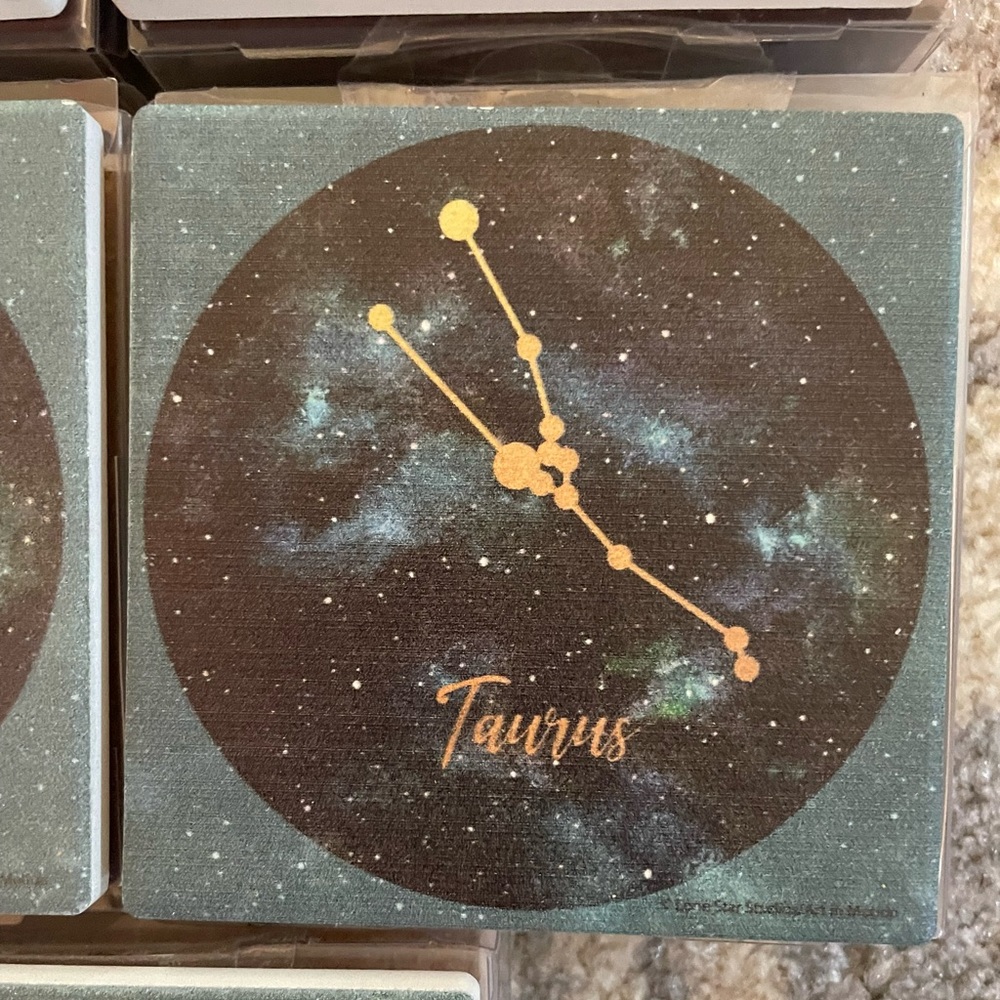 TAURUS Zodiac decorative coaster